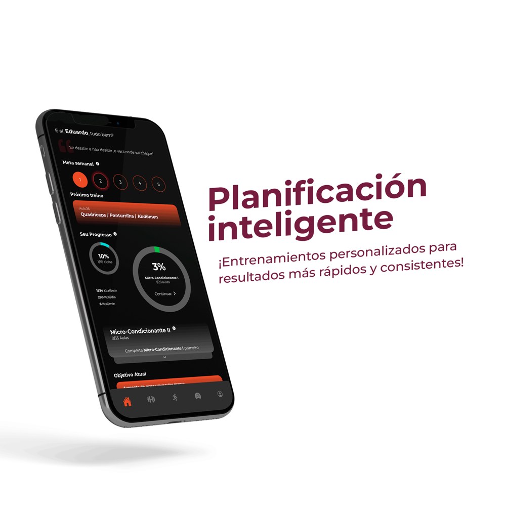 Planificación inteligente: entrenamientos personalizados en la app Gymnamic